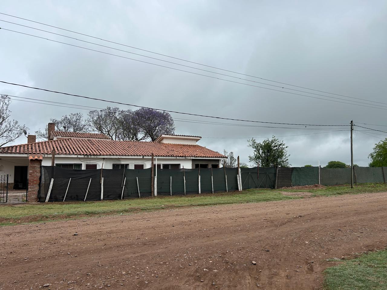 A wider view of the project from the street