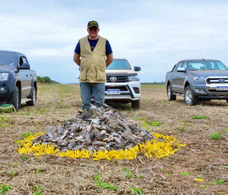 A participant beside the game and the vehicles.